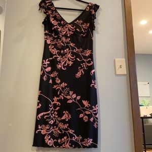y2k midi floral patterned dress